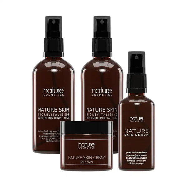 Zestaw nawilżający ze śluzem ślimaka do skóry suchej MAXI